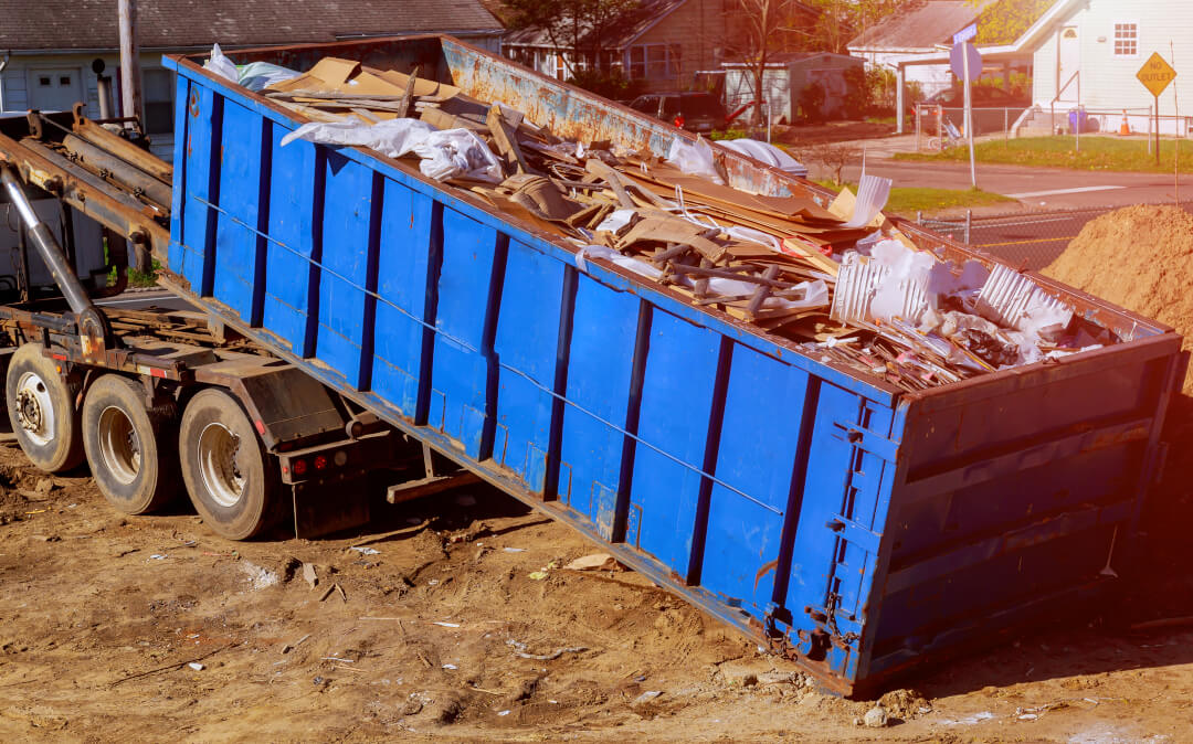 Benne 30m3 pour déchets de chantier